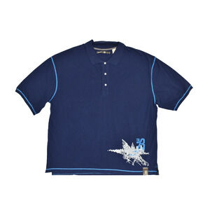 Timberland Men's Blue Graphic Polo Shirt Big & Tall Size XXL/TTG TBL-73